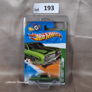 c193- Hot Wheels 2012 Treasure Hunt '65 Chevy Malibu Green 10/15 NIP
