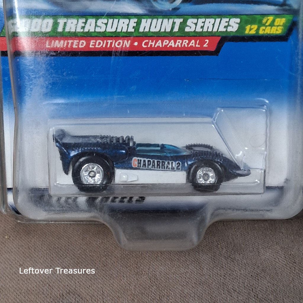c195- Hot Wheels 2000 Treasure Hunt Series 3-Car Lot Chaparral 2 Pikes Peak Double Vision - Image 2