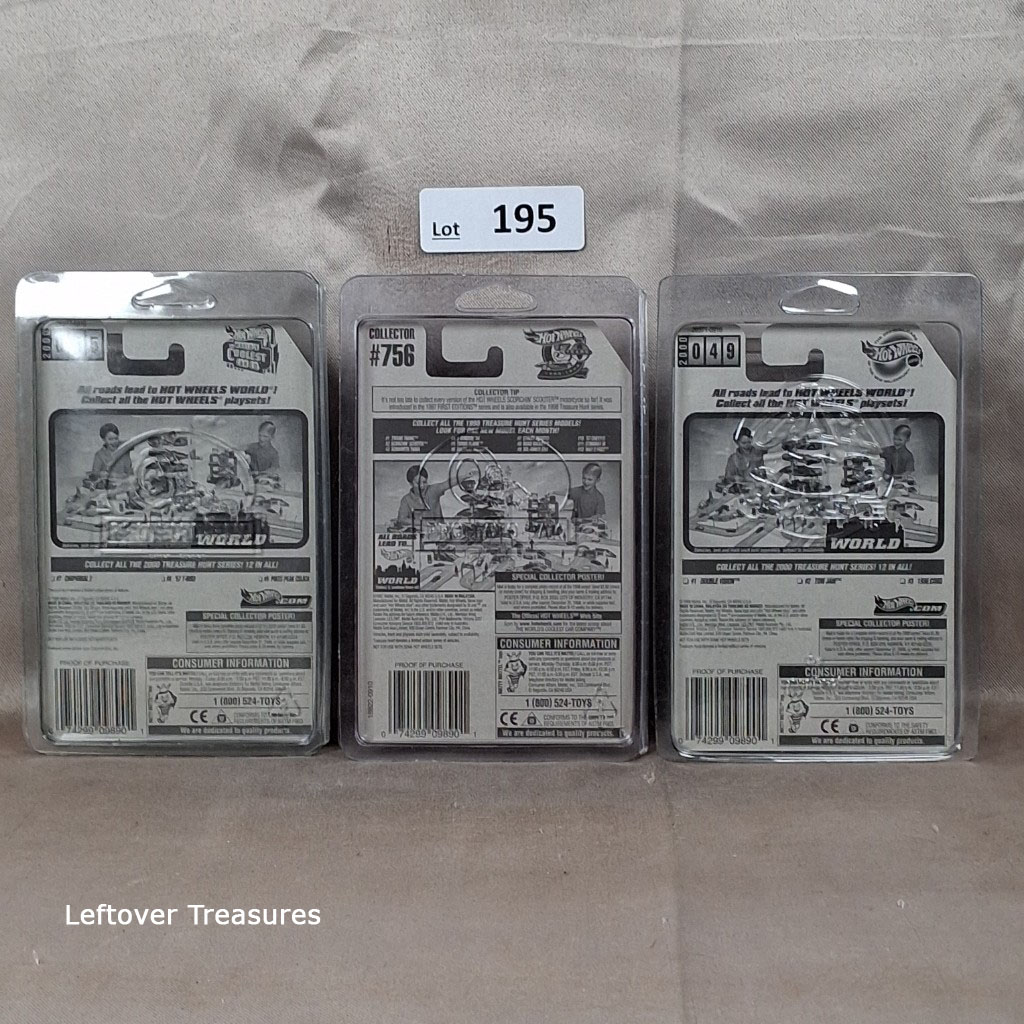 c195- Hot Wheels 2000 Treasure Hunt Series 3-Car Lot Chaparral 2 Pikes Peak Double Vision - Image 5