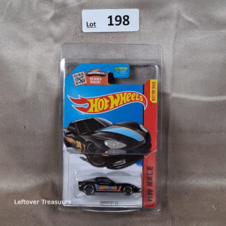 c198- Hot Wheels HW Race Corvette C6R Black Blue Orange Stripe 32 Best For Track NIP