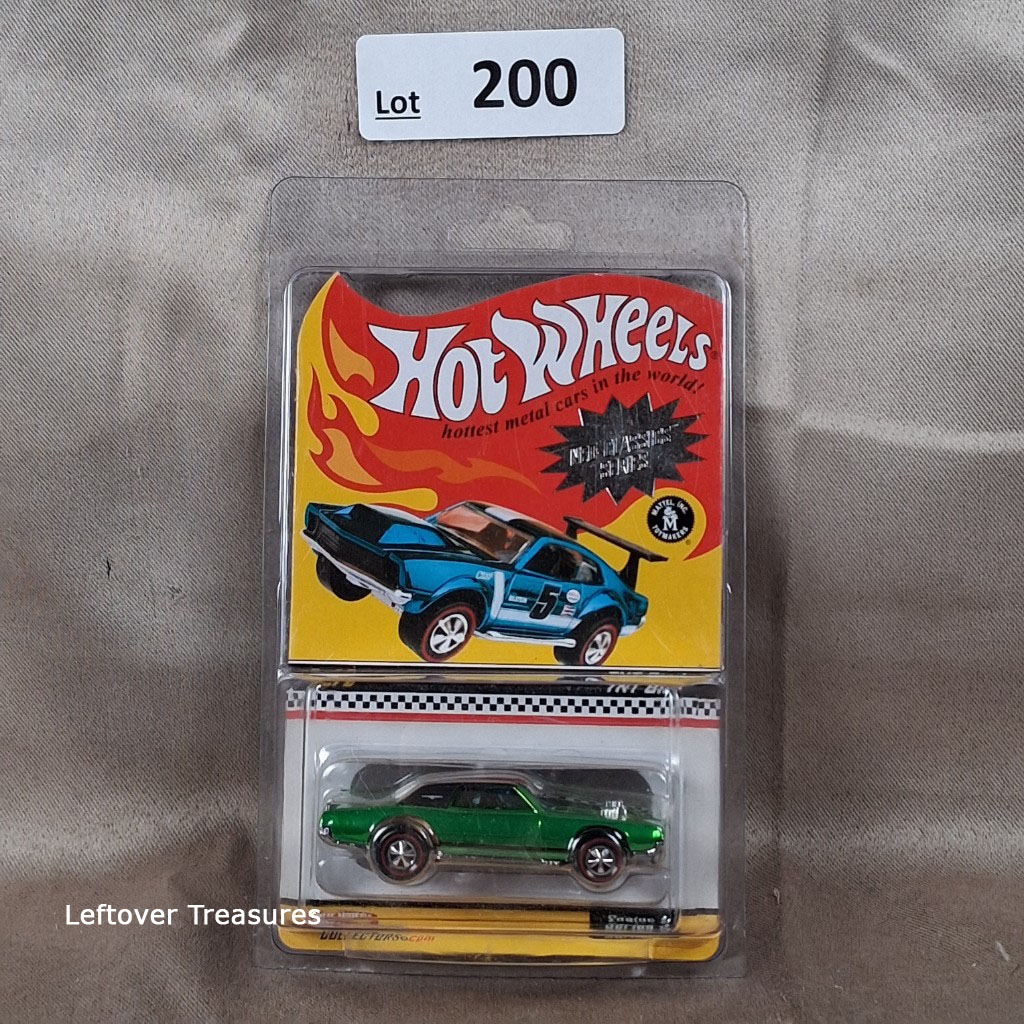 c200- Hot Wheels HWC Neo-Classics '67 T-Bird Green Redline #02638/11000 NIP