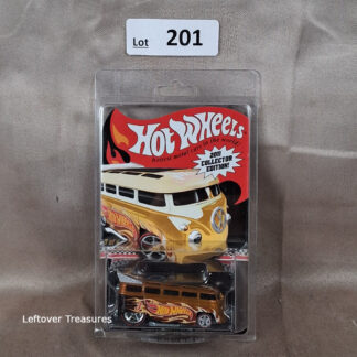 c201- Hot Wheels 2011 Collector Edition VW Drag Bus Spectraflame Gold Mail-In NIP