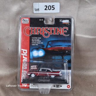 c205- Auto World Silver Screen Machines Christine 1958 Plymouth Fury 1:64 NIP