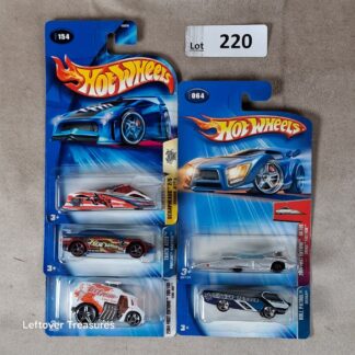 c220- Hot Wheels Collector Lot x5 Cool-One Deora Roll Patrol Fast Fuse NIP