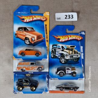 c233- Hot Wheels 2009 New Models VW Type 181 Thing Morris Wagon Custom Lot x4 NIP