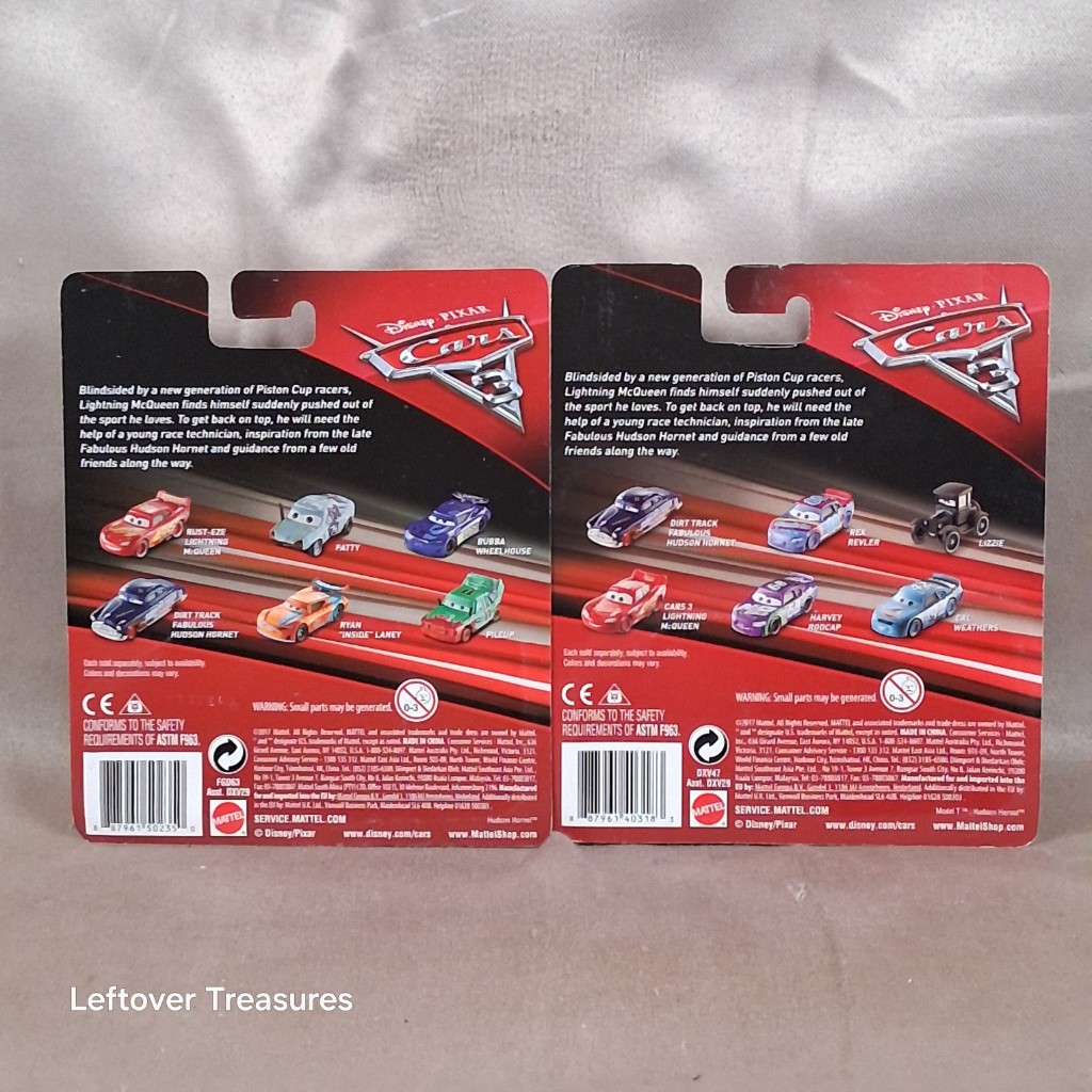 c239- Disney Pixar Cars 3 Chase Racelott & Cruz Ramirez Frances Beltline Mattel NIP - Image 2