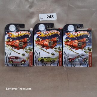 c248- Hot Wheels Holiday Hot Rods Christmas 3-Car Lot '38 Ford Nomad OCC Splitback