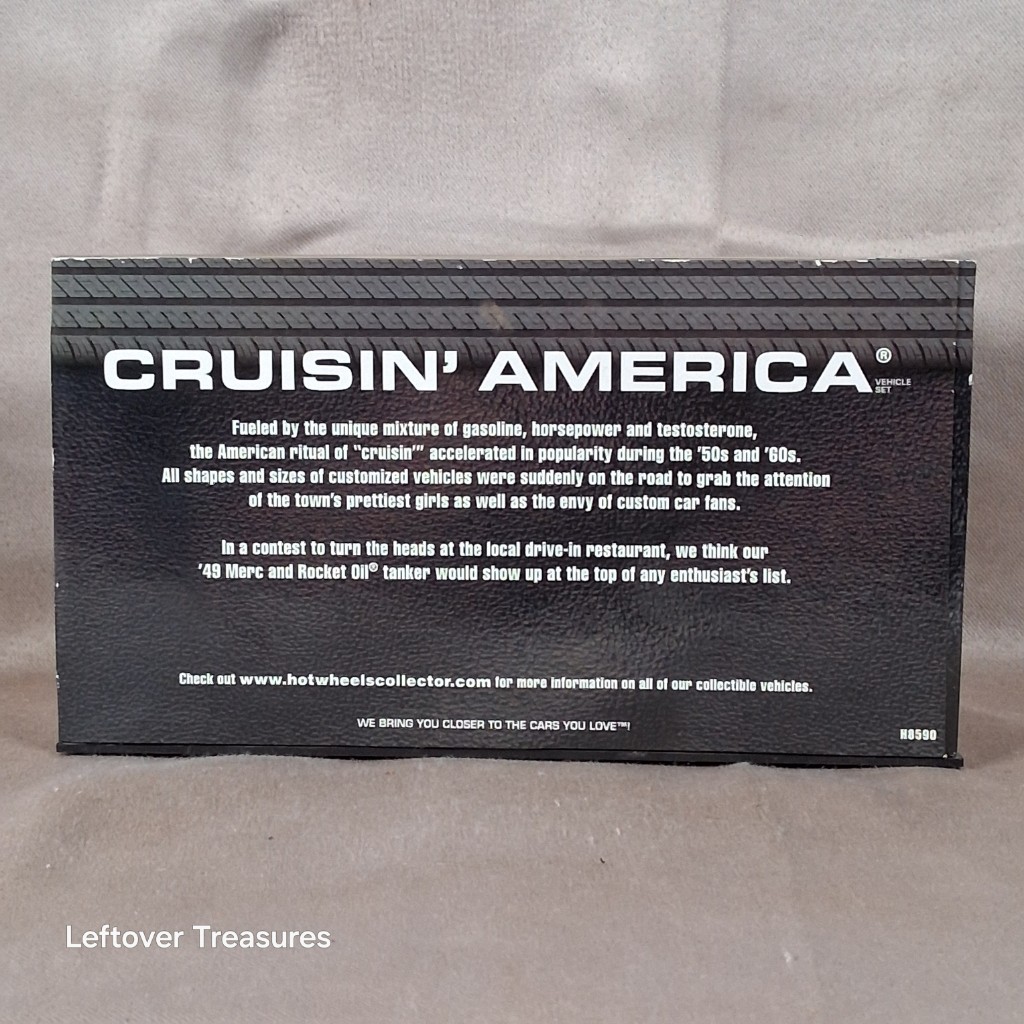 c263- Hot Wheels Collectibles Cruisin' America 4-Car Set Bus Merc Lead Sled NIB - Image 2