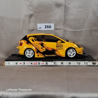 c266- Hot Wheels Tunerz Honda Civic Si Yellow Eibach Springs 1:24 Scale Display Base