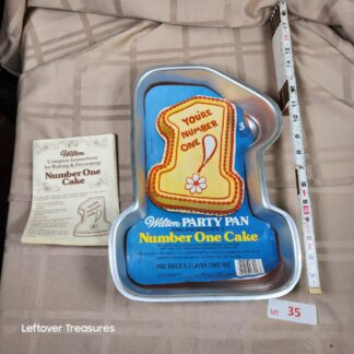 e35- Wilton Number 1 Cake Pan