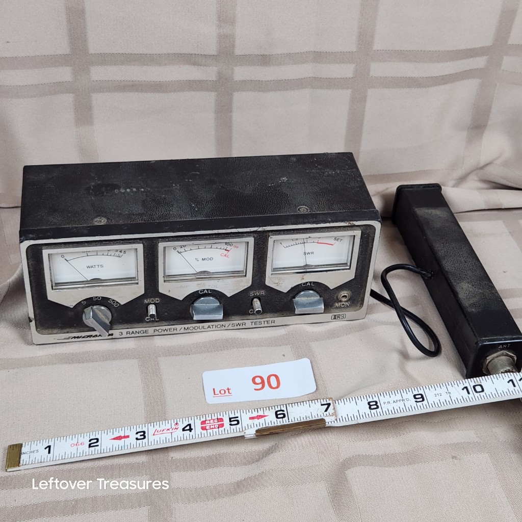 e90- Micronta 21-522 3-Range Power, Modulation, and SWR Tester