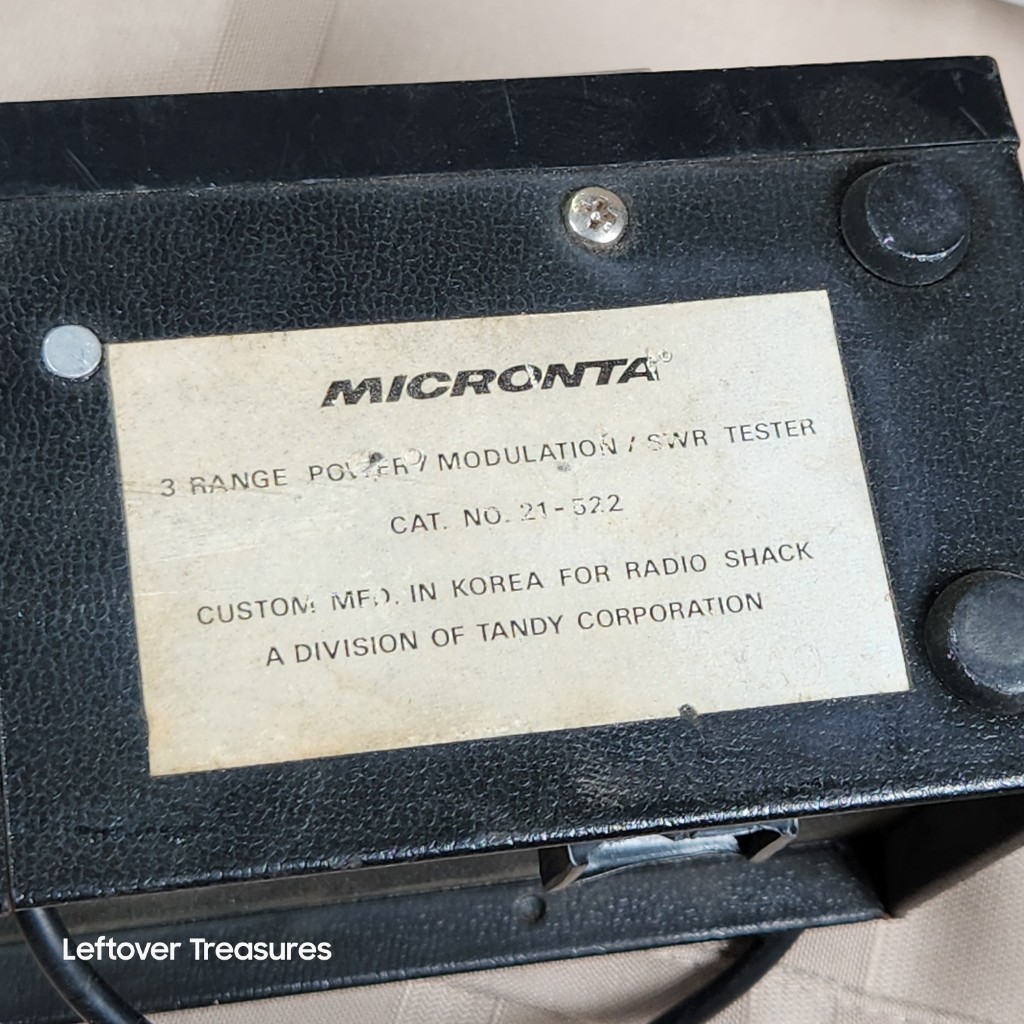 e90- Micronta 21-522 3-Range Power, Modulation, and SWR Tester - Image 3