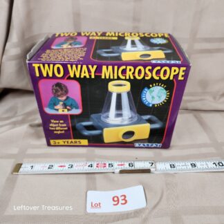 e93- vintage two way microscope