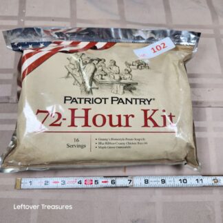 e102- Patriot Pantry 72 hour kit. Sealed