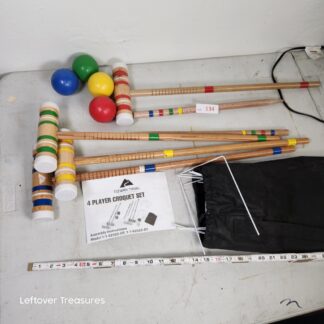 e134- 4 Player Croquet Set