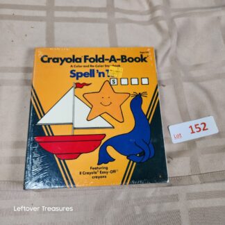 e152- Crayola Fold a book. Spell n tell