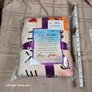e163- soft throw blanket featuring a sentimental To My Daughter