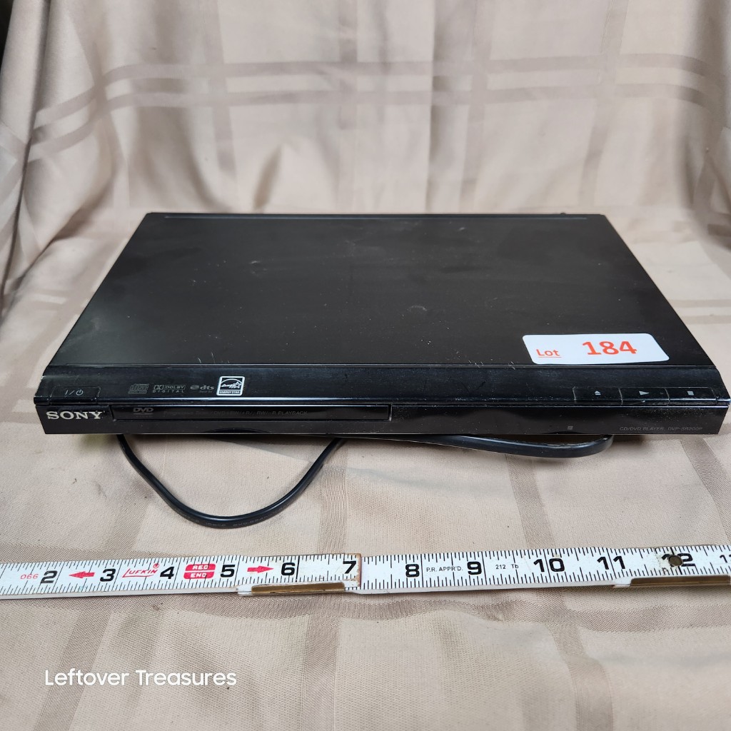 e184- Sony DVD Player DVP-SR200P. Works