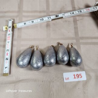 e195- lead bass casting swivel bell sinkers