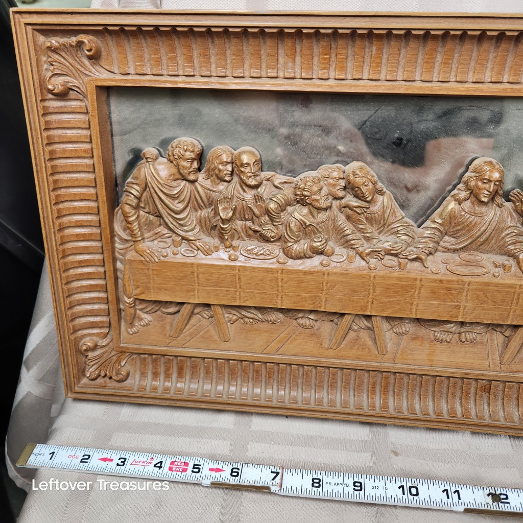 e208- vintage Homco The Last Supper 3D wall plaque - Image 2