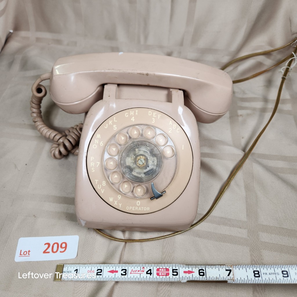 e209- Automatic Electric Rotary Desk Phone