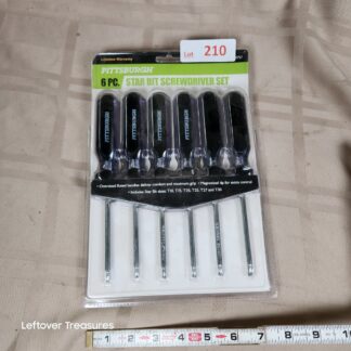 e210- Pittburgh Star Bit Screwdriver Set