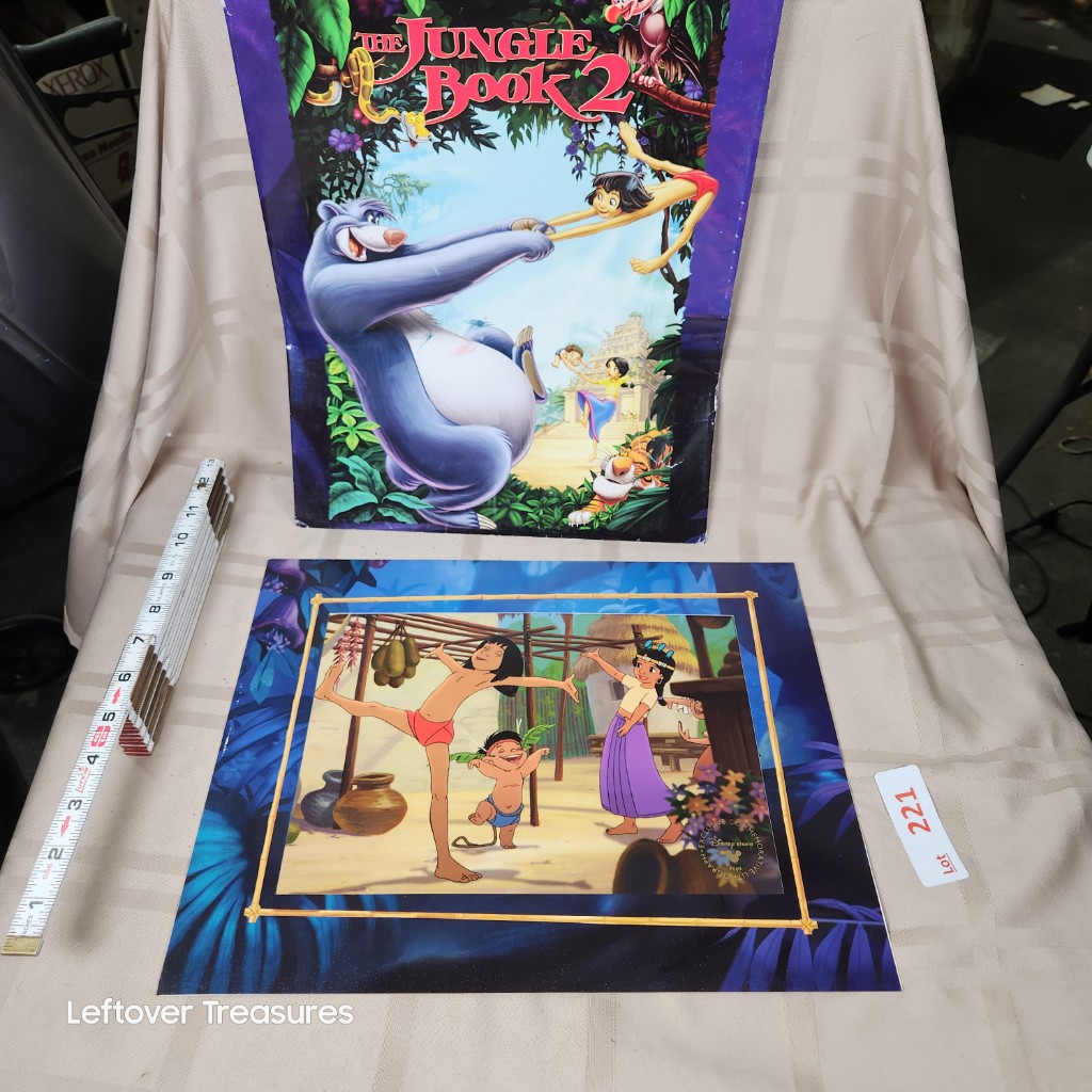 e221- commemorative lithograph art print and portfolio set The Jungle Book 2