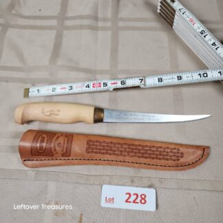e228- vintage Rapala J. Marttiini Fish Fillet Knife
