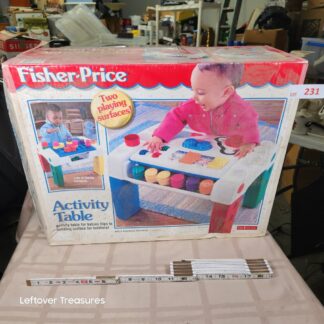 e231- vintage Fisher-Price Activity Table